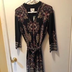 DM Collection Jeraldeen Jersey Shirt Dress Size 8